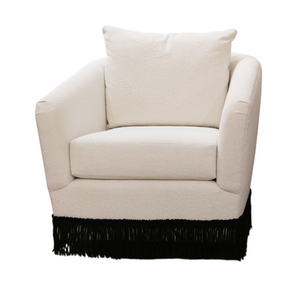 White Sheep Swivel Chair
