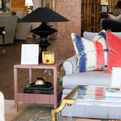 Darcy Black Resin Table Lamp