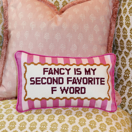 Fancy Needlepoint Pillow