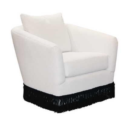 White Sheep Swivel Chair