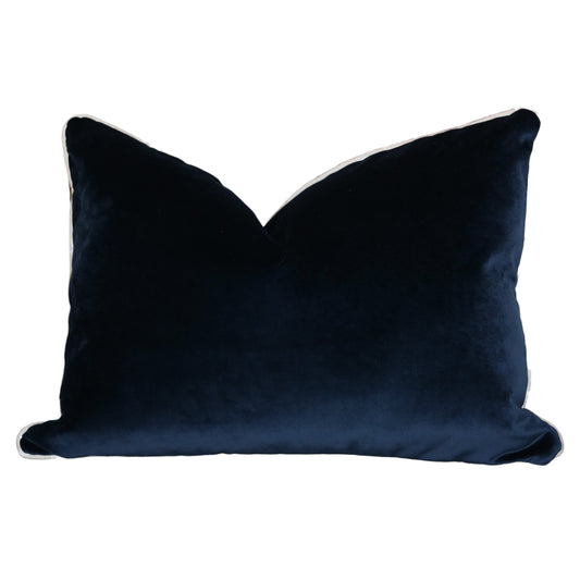 Lapis Velvet Pillow