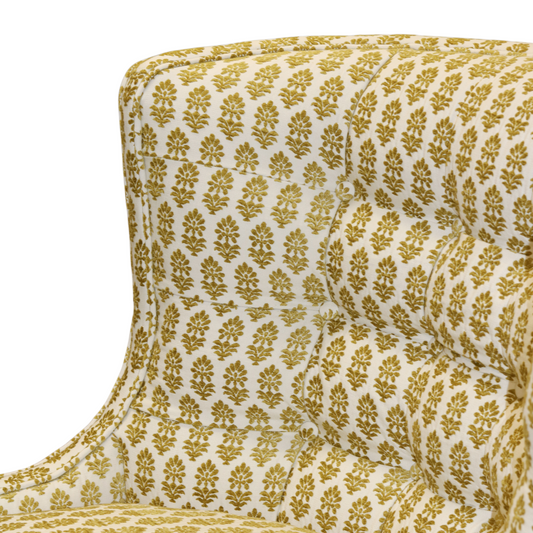 Blossom Citron Armless Cotswold Chair