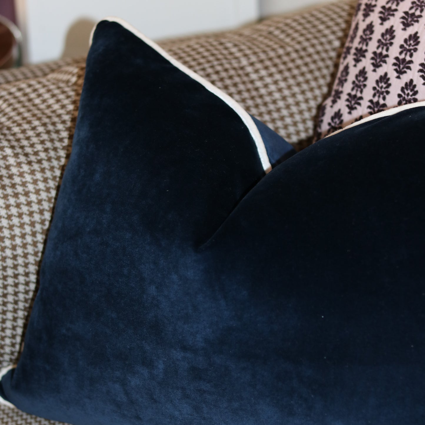 Lapis Velvet Pillow
