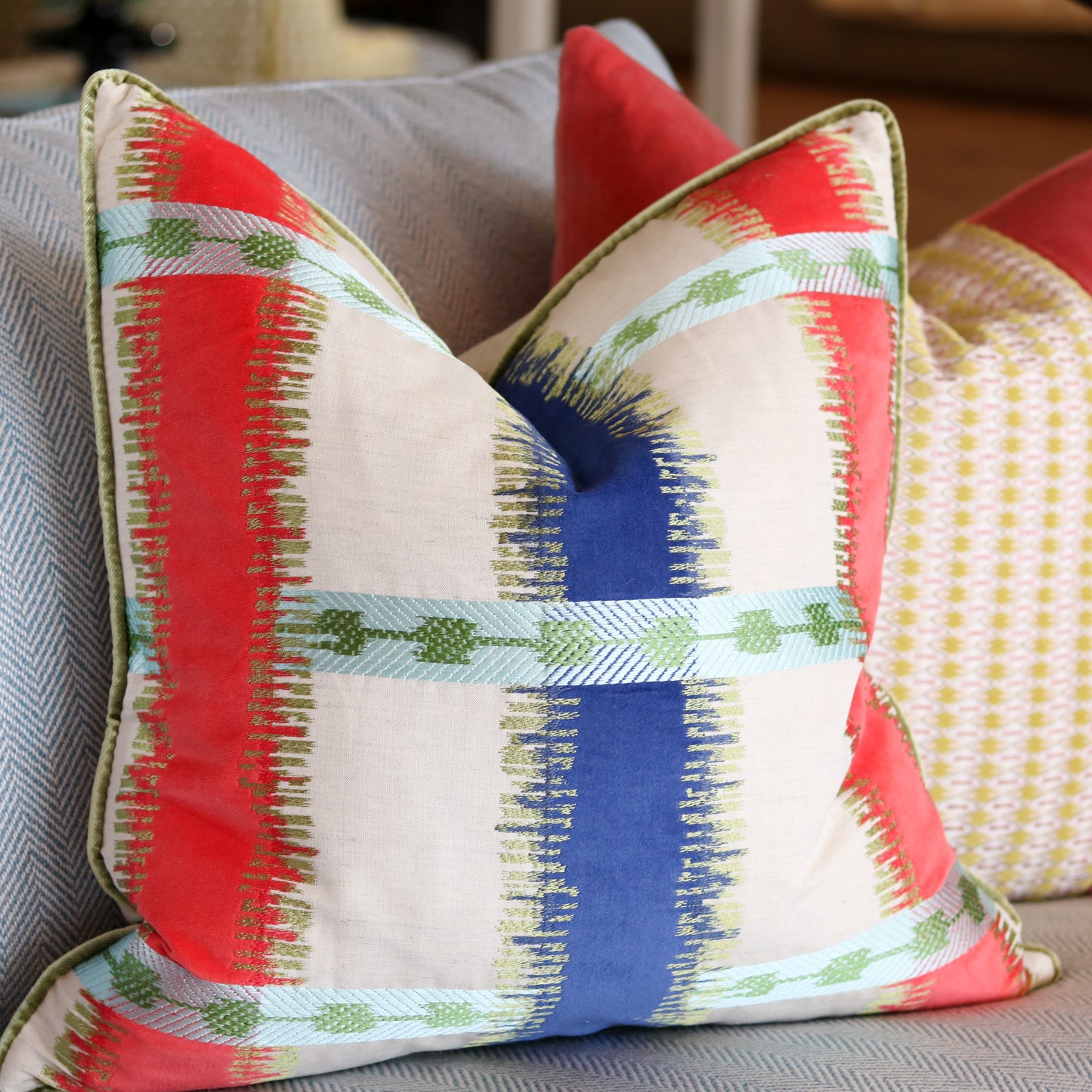Radha Pomegranate Pillow - 22"