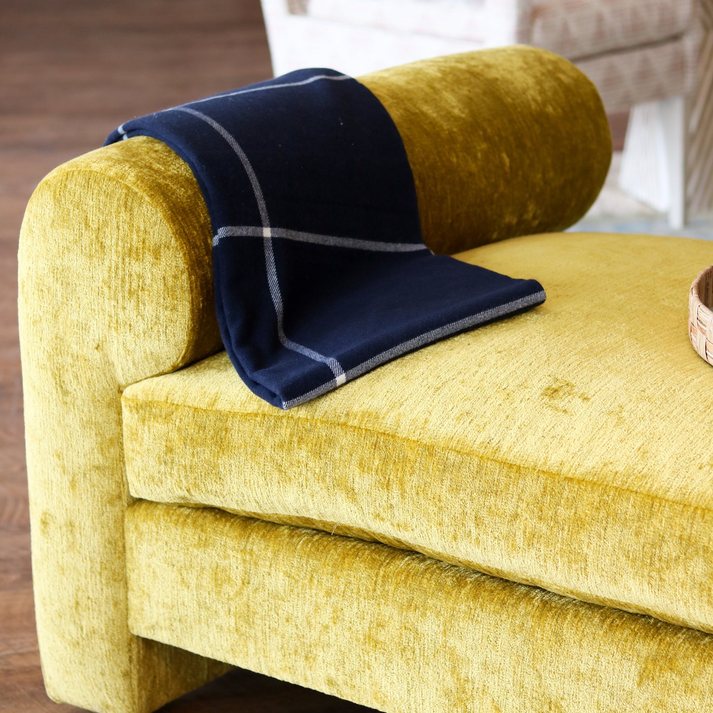 Citron Velvet Bishops Daybed