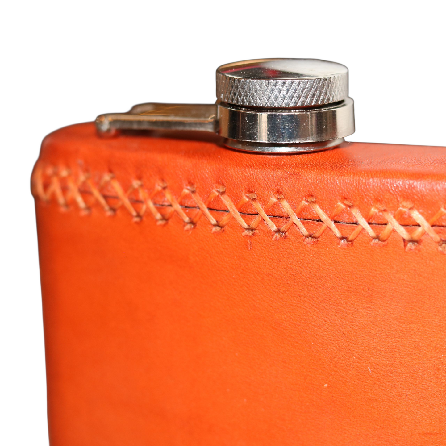 8 oz Petaca Hand Stitched Leather Flask