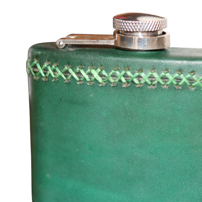 8 oz Petaca Hand Stitched Leather Flask