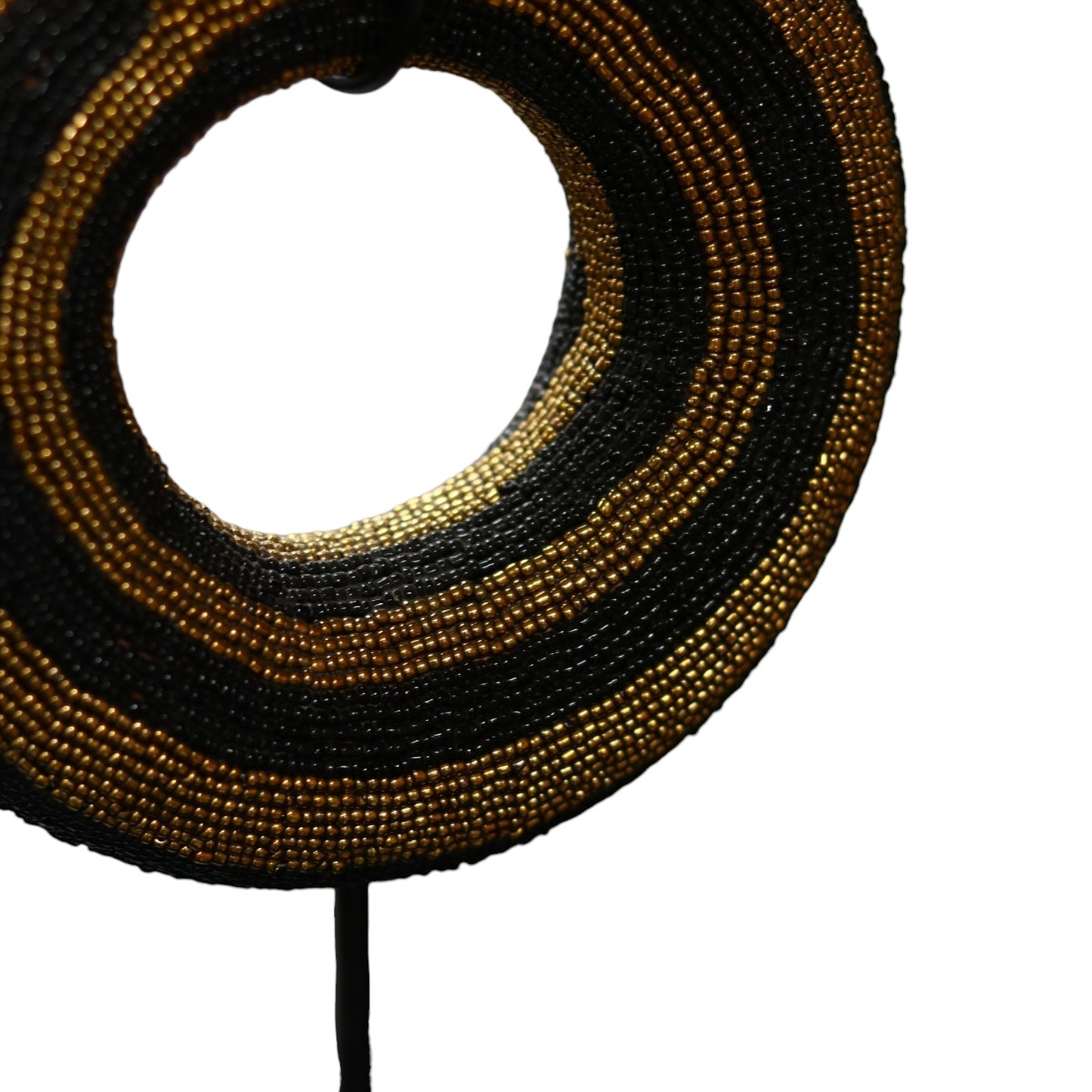 Small Beaded Boule Bangle on Stand