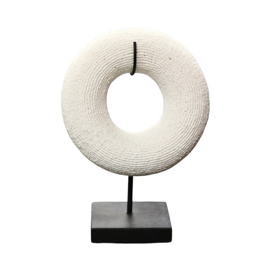Small Beaded Boule Bangle on Stand