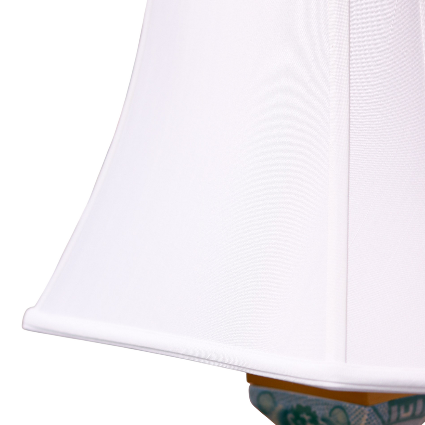 Turquoise Willow Hand Painted Porcelain Table Lamp