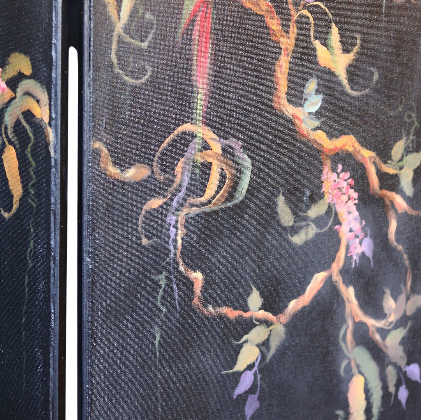 Hand Painted Black Screen