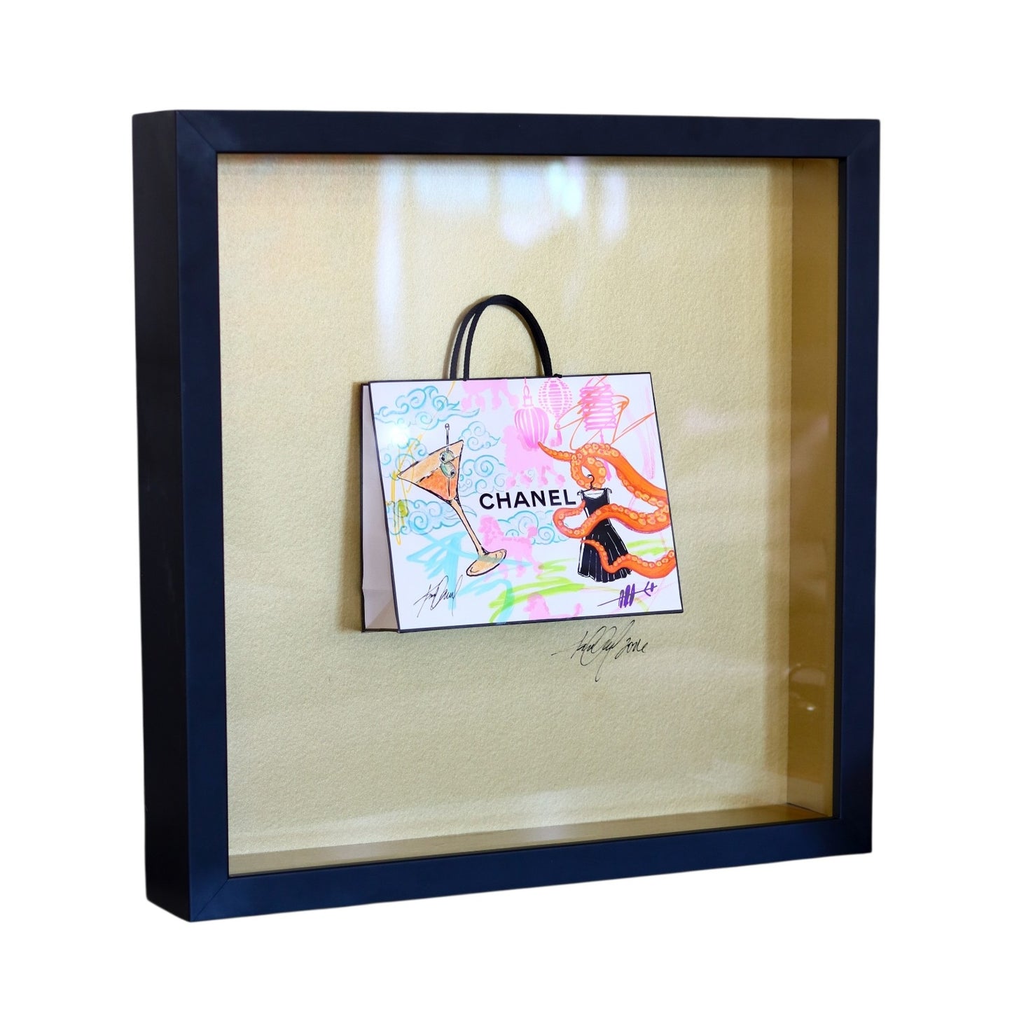 Kelly O'Neal Chanel Bag Shadow Box