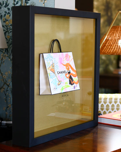 Kelly O'Neal Chanel Bag Shadow Box