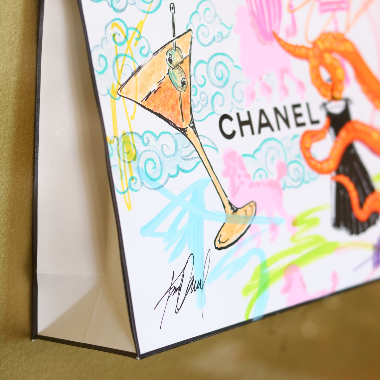 Kelly O'Neal Chanel Bag Shadow Box