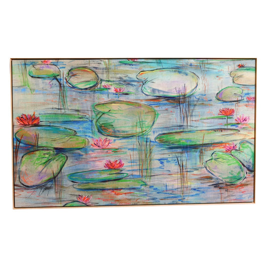 Kelly O'Neal "Dusk at Giverny III" Lily Pads Painting
