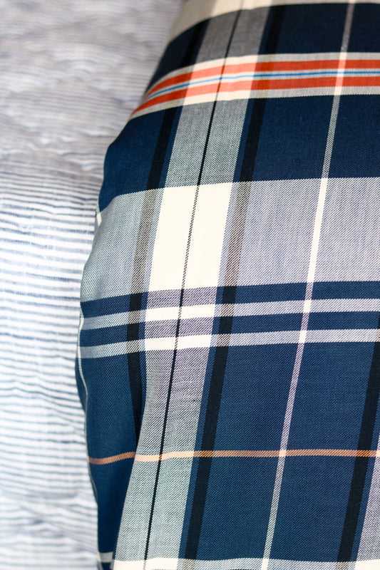 Scout Navy Duvet Cover - Super Queen