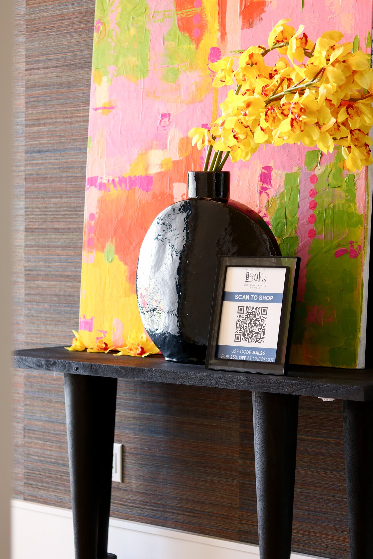 Korlem Black Wood Table