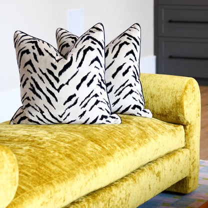 Citron Velvet Bishops Daybed