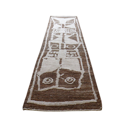 2'7" x 10' Tribal Moroccan Rug