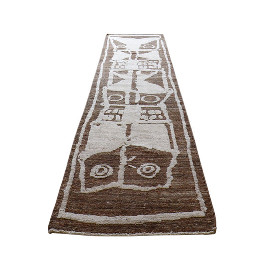 2'7" x 10' Tribal Moroccan Rug