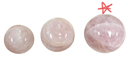 Rose Quartz Ball Carving
