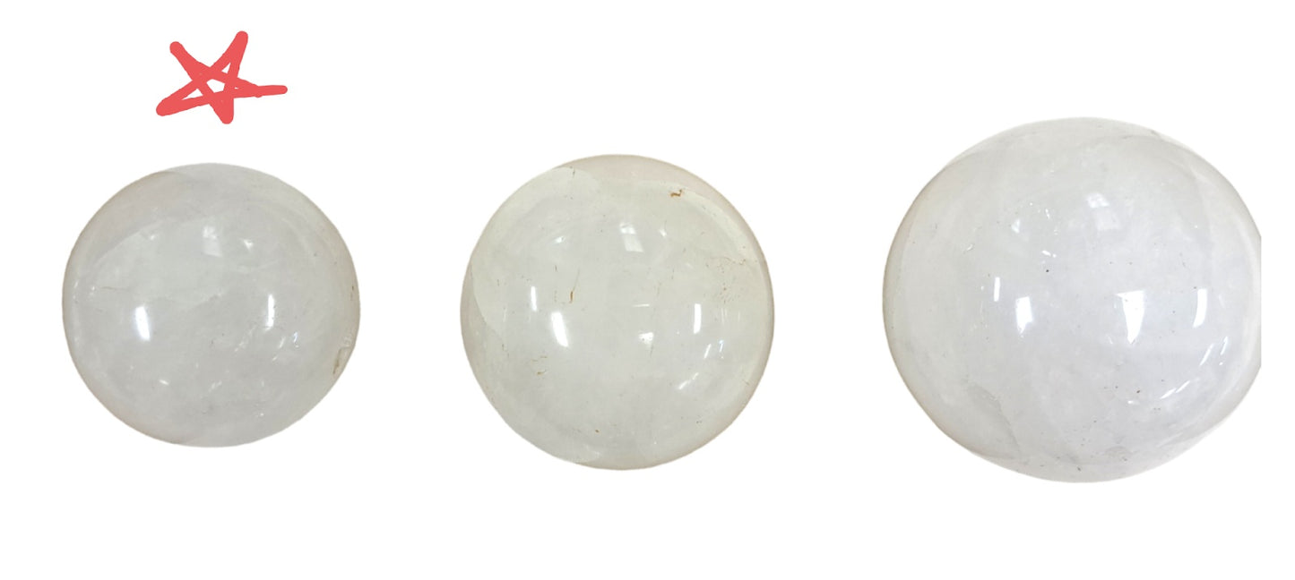White Quartz Ball Carving