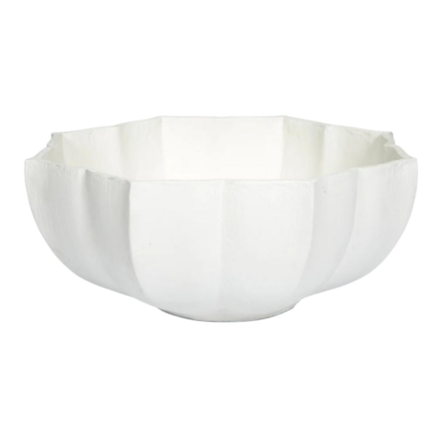 White Gesso Decorative Bowl