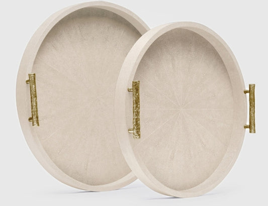Ivory Round Tray