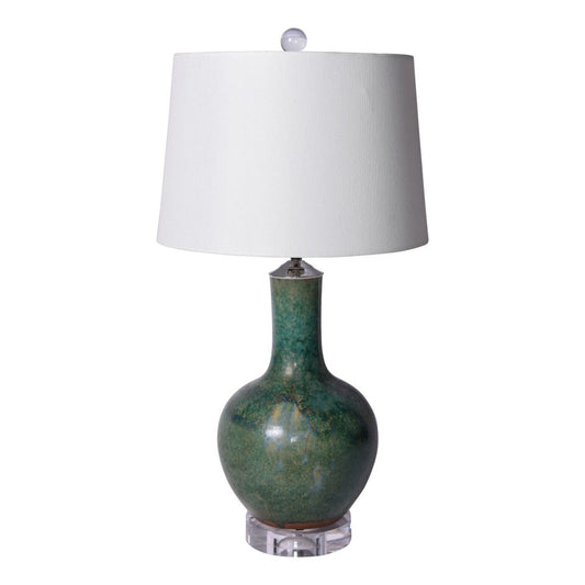 Small Speckled Green Lamp