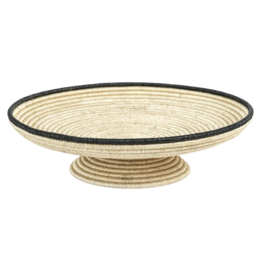 Martigues Coiled Abaca Footed Bowl