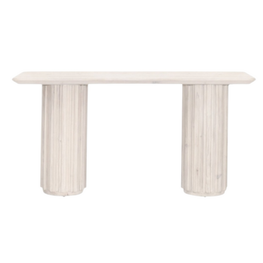 White Wash Pine Console Table