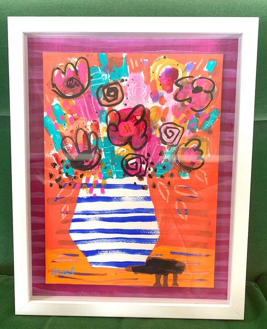 "Sorry for eating all your chocolate" Painting By Amanda Sneed