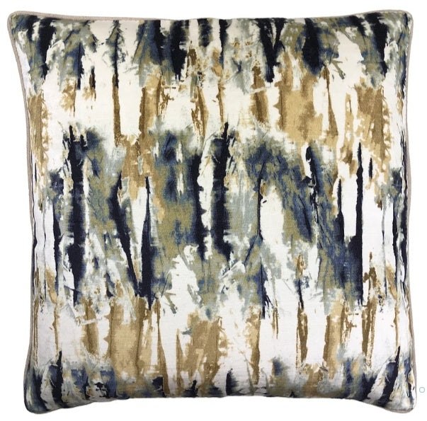 22" Ambience Indigo Gold Pillow