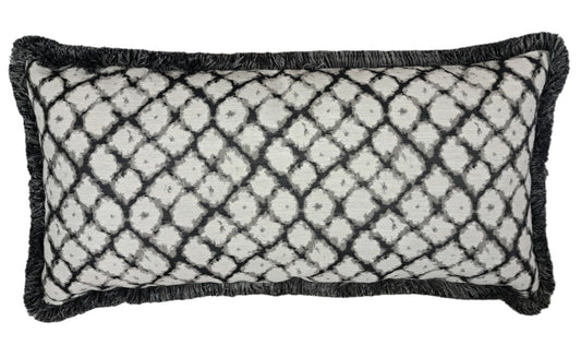 22 x 48 Black & White Pillow