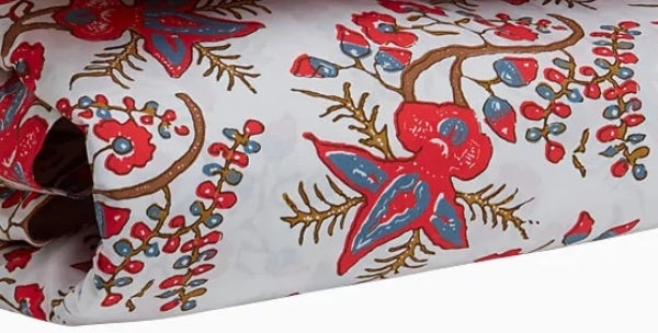 Ginger Coral Queen Duvet Cover