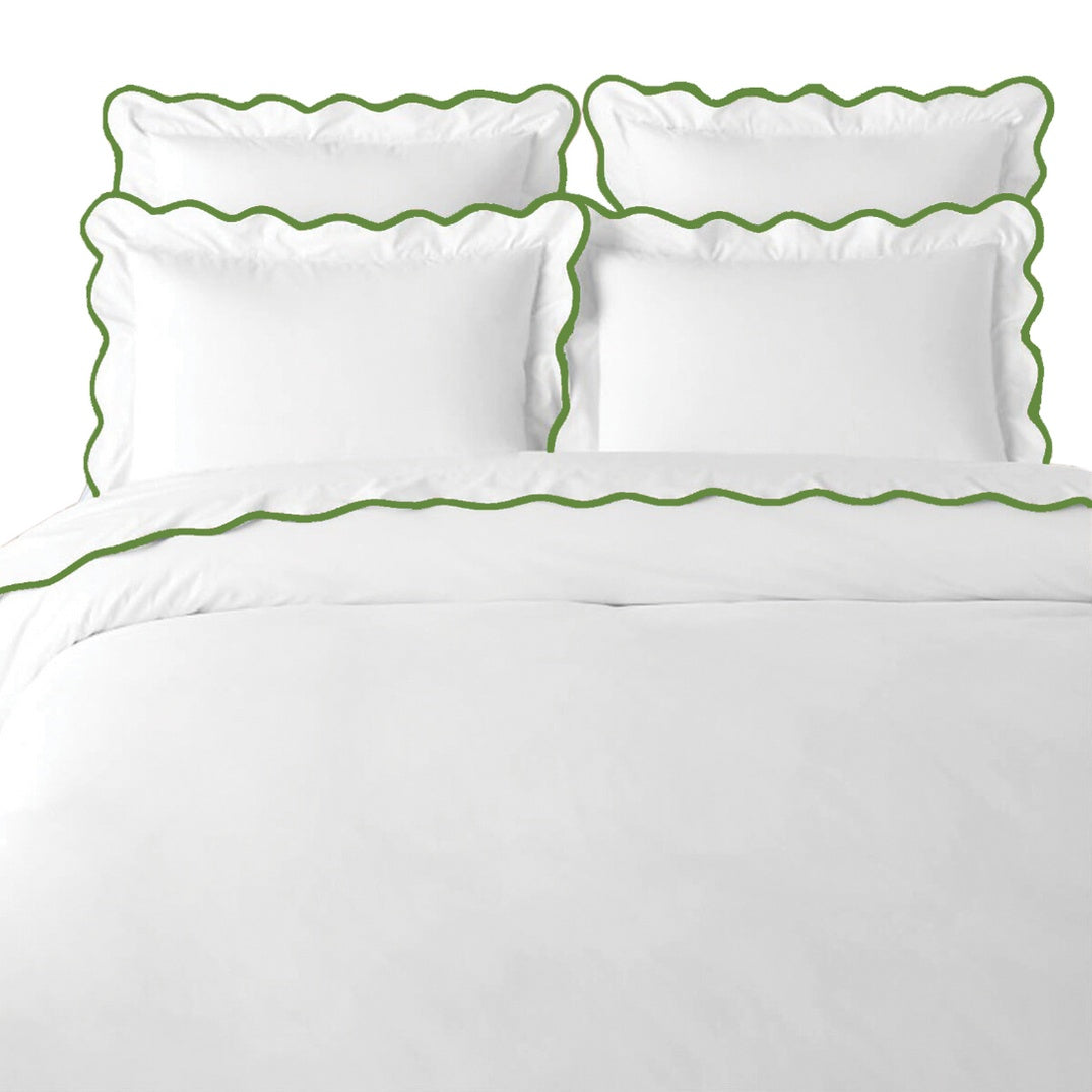 Scalloped Duvet Cover - Queen