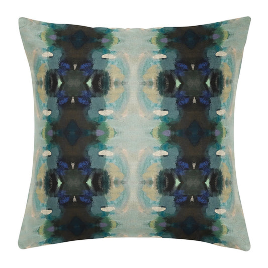 Orchid Blossom Navy Pillow - 22"