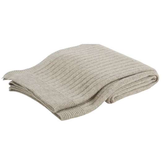 Celestial Rib Knit Throw