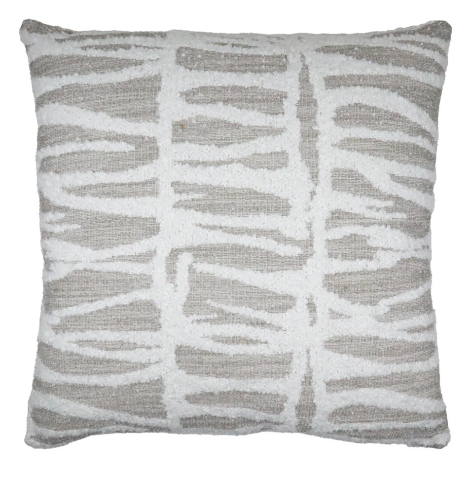 Boucle Textured Mineral Pillow - 22"