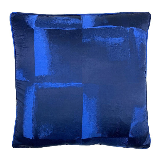 22" Freehand Cobalt Blue Pillow