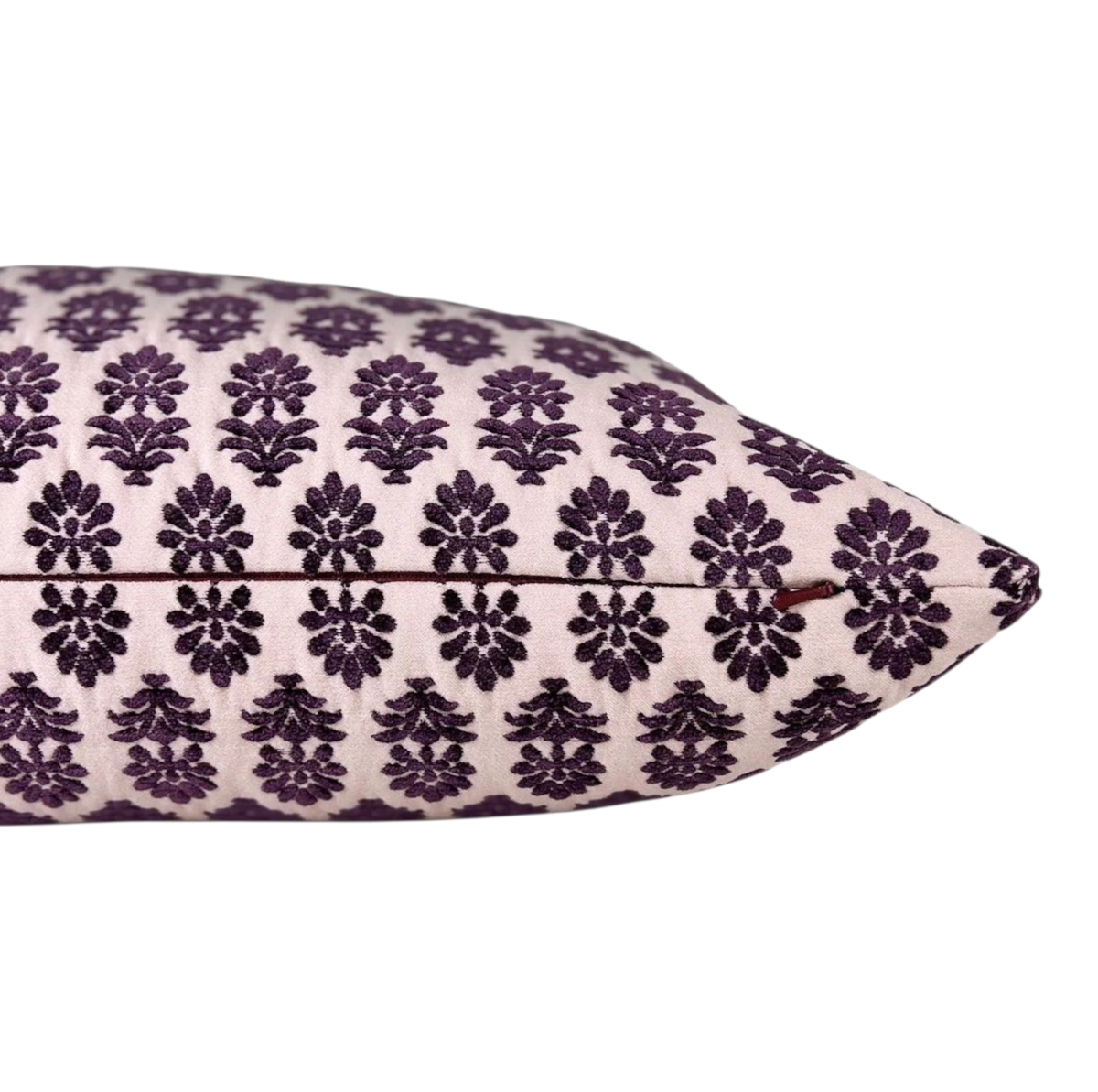 Thistle Block Print Pillow - 22"