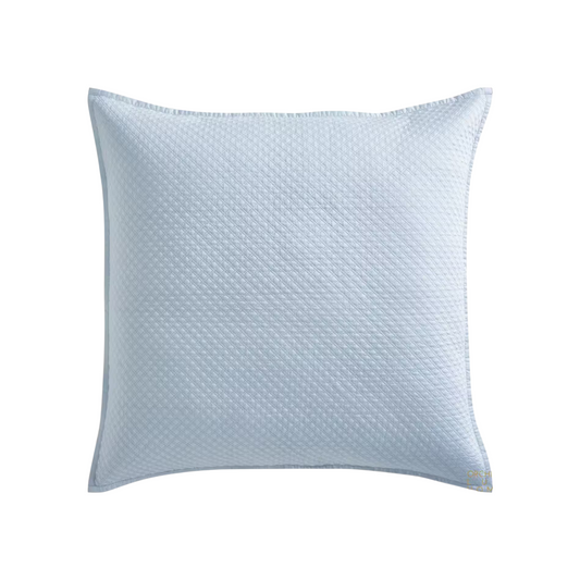 Velentina Diamond Quilted Sham in Blue - Euro