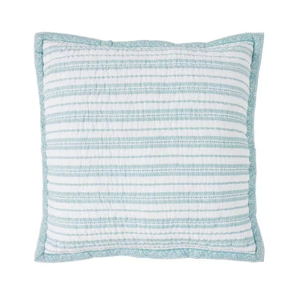 Serenity Printed Reversible Sham in Sage - Euro