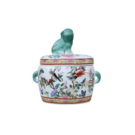 Rose Canton Candy Jar