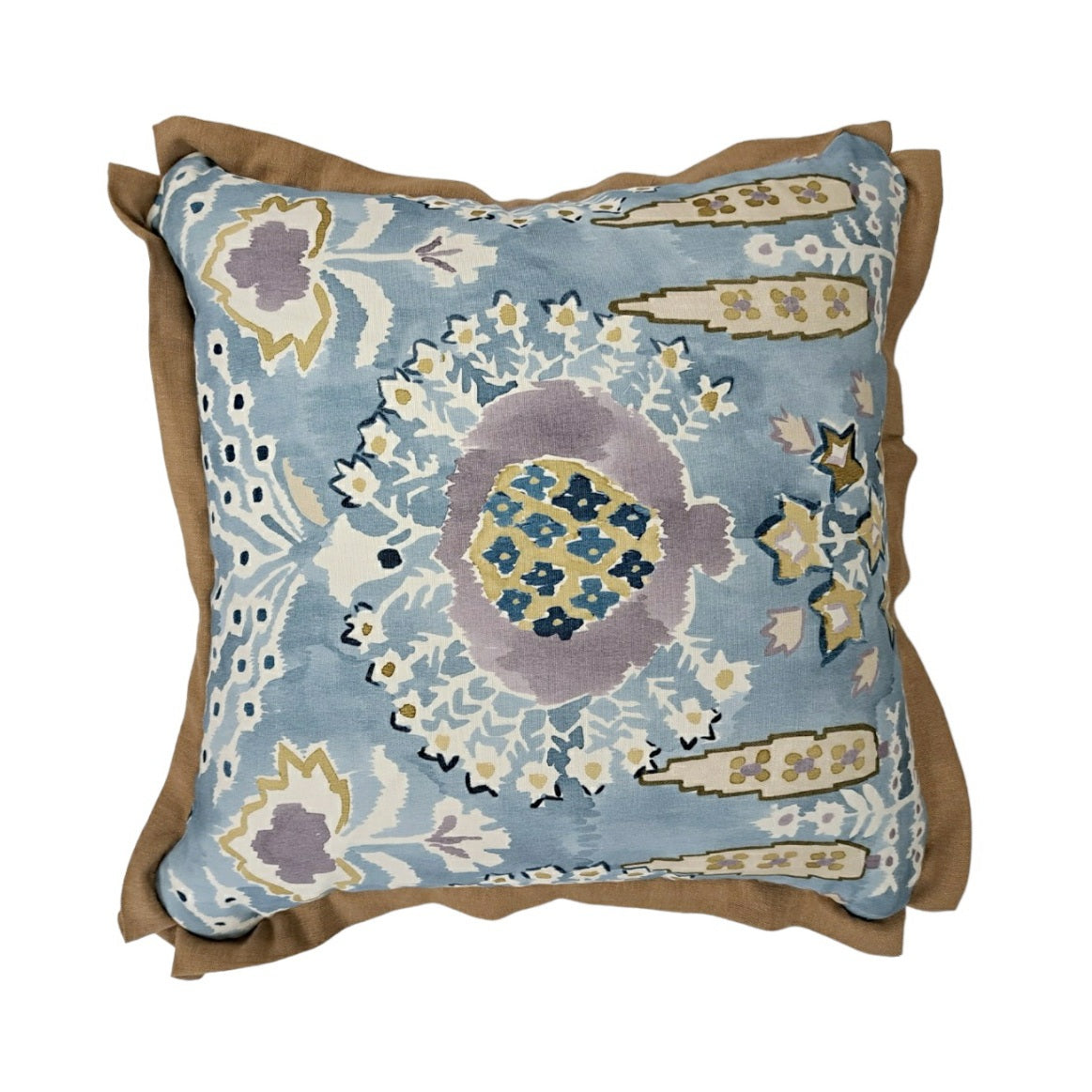 20" Blue & Lavender Custom Pillow