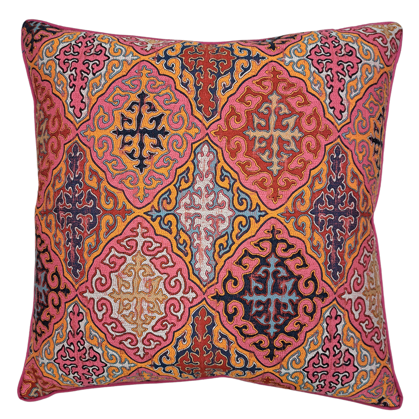 22" Madrid Pink Print Pillow