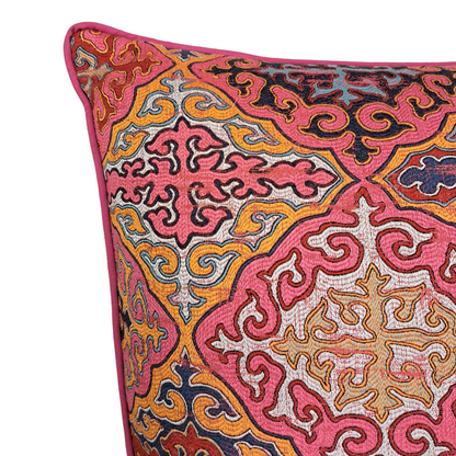 22" Madrid Pink Print Pillow