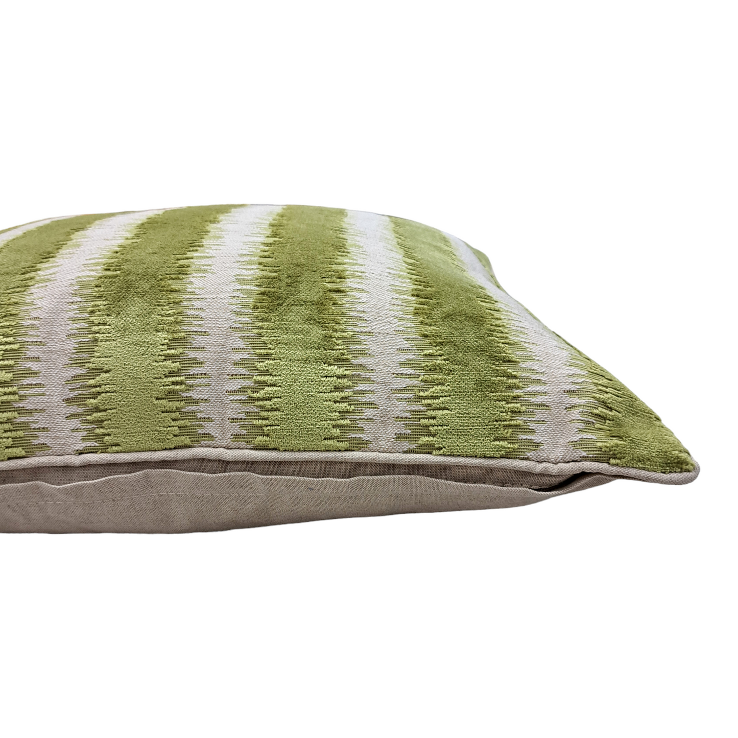 22" Kiwi Cut Velvet Pillow