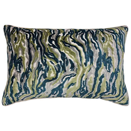 16 x 24 Sequoia Cypress Cut Velvet Pillow