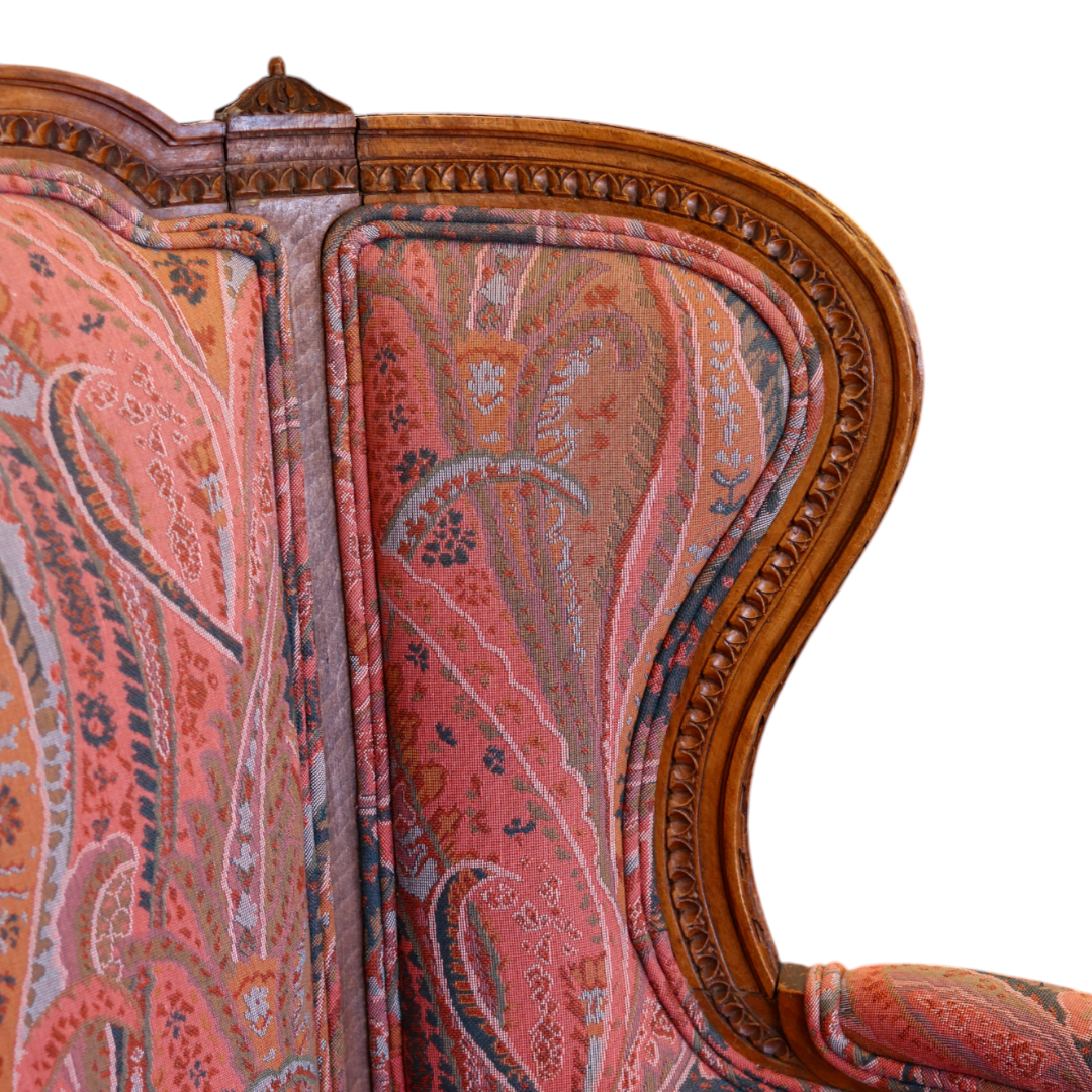 Antique French Paisley Chair